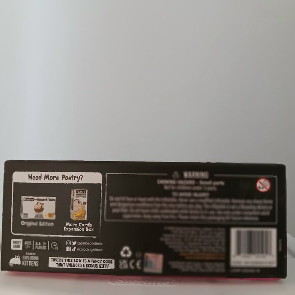 New Exploding Kittens Poetry for Neanderthals NSFW Edition Party Game 17+ Gift - Picture 12 of 13